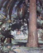 Samuel John Peploe Palm Trees,Antibes oil painting